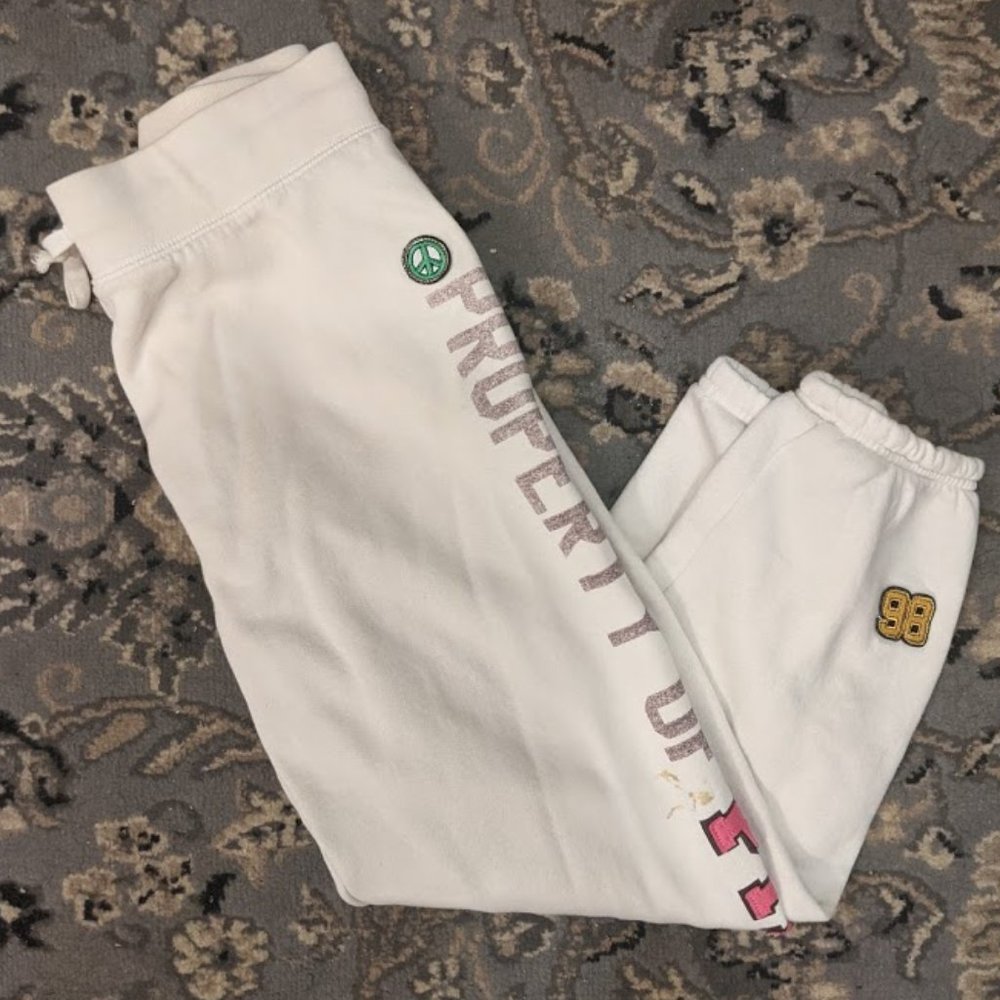 VS PINK My favorite sweats white lounge pants xs